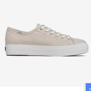 Keds Triple Kick Metallic Lace Up size 9